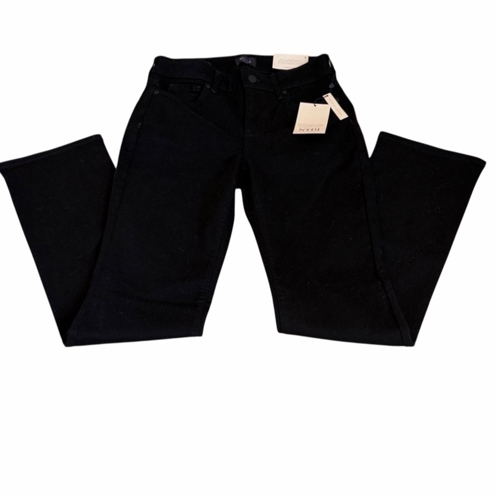 NYDJ Marilyn Straight Women's Black Jeans size 4 Lift and Tuck Technology